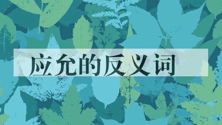 用应允造句