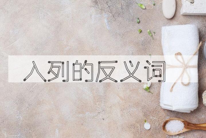 用入列造句
