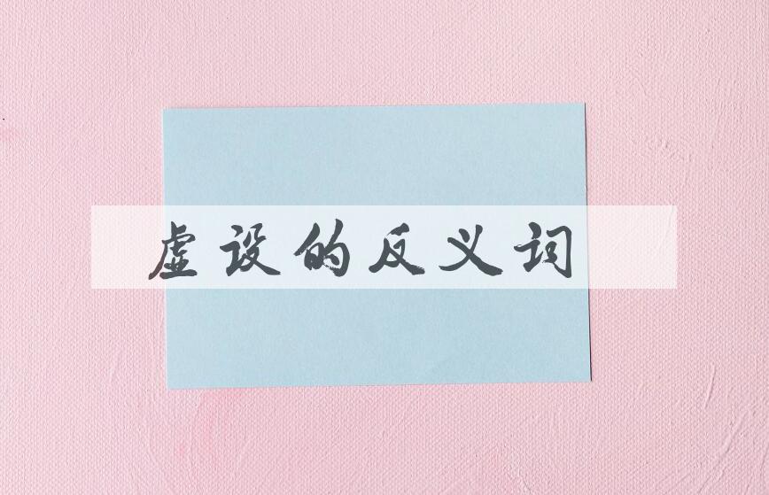 用虚设造句