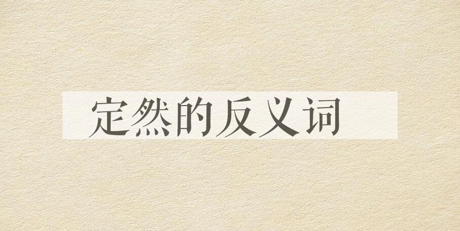 用定然造句