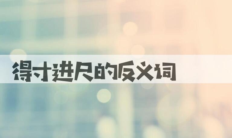 用得寸进尺造句