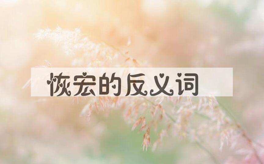 用恢宏造句