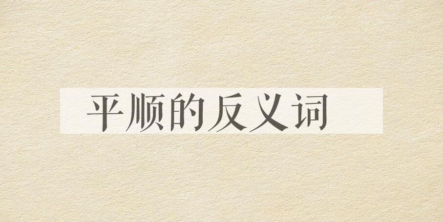 用平顺造句
