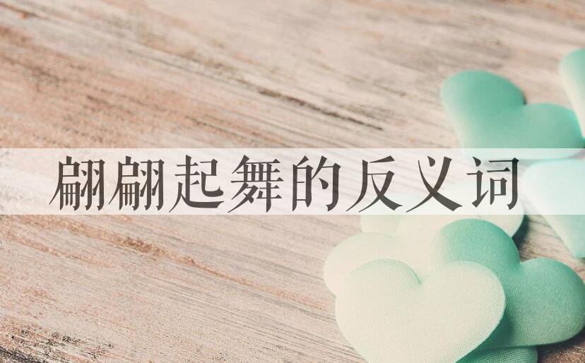 用翩翩起舞造句