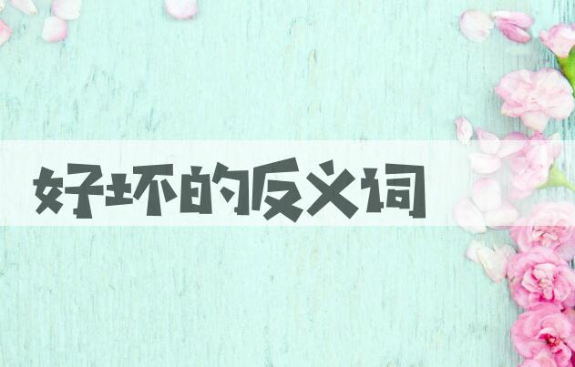 用好坏造句