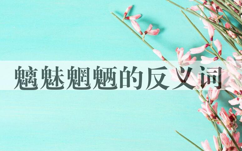 用魑魅魍魉造句