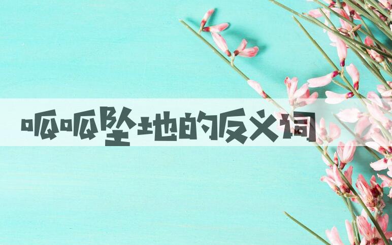用呱呱坠地造句