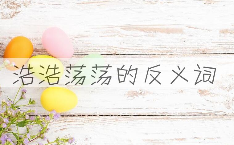 用浩浩荡荡造句
