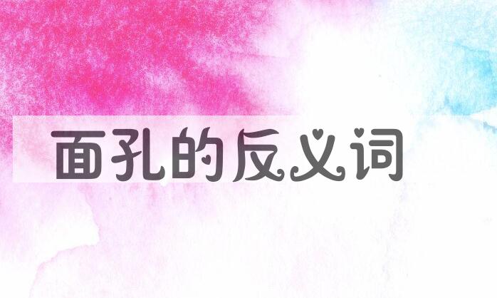 用面孔造句