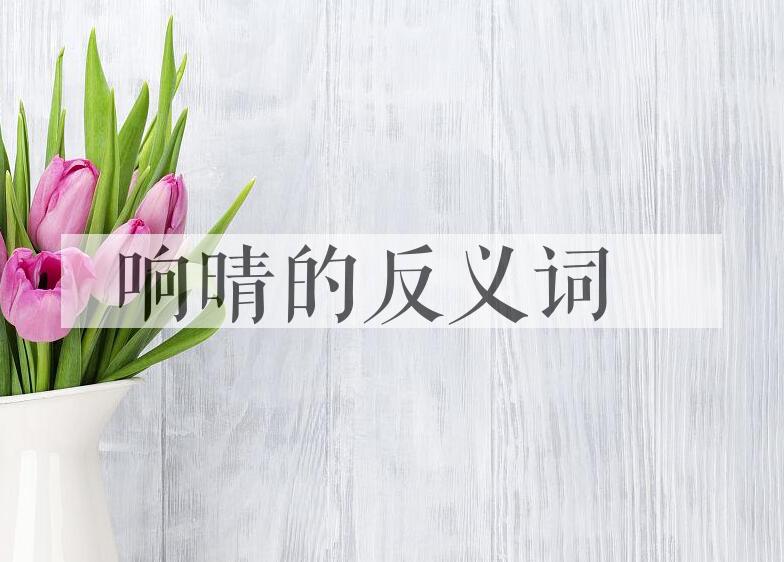 用响晴造句
