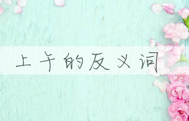 用上午造句