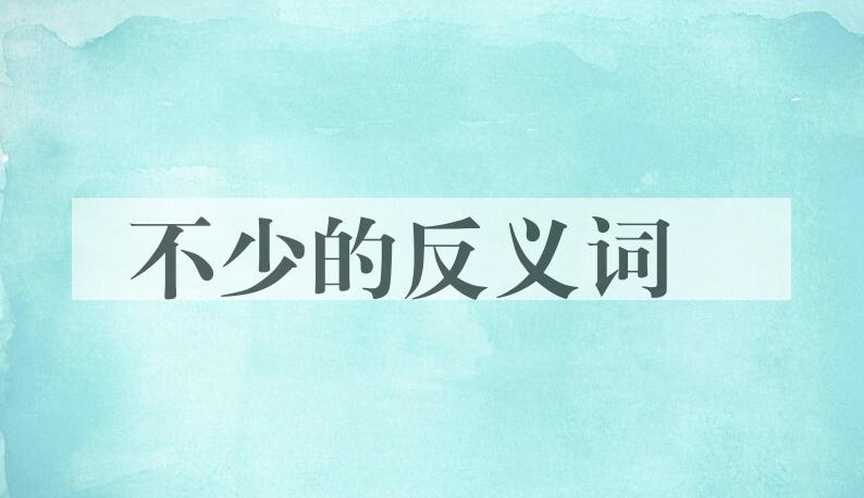用不少造句