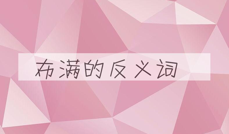 用布满造句