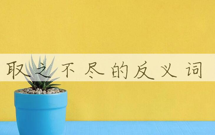 用取之不尽造句