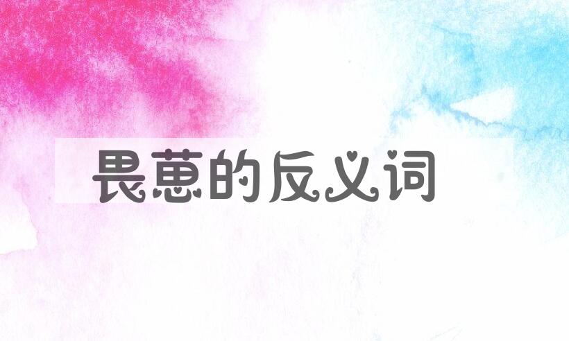 用畏葸造句