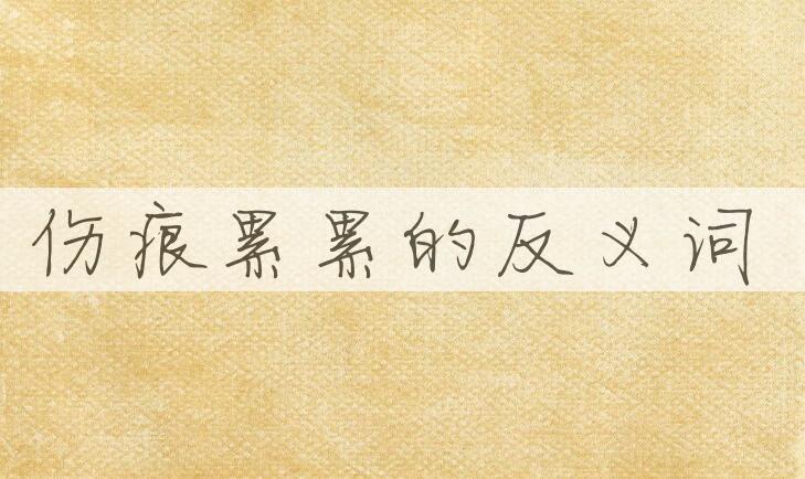 用伤痕累累造句