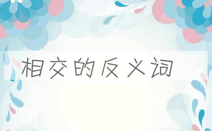 用相交造句