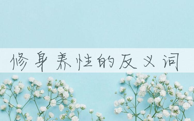 用修身养性造句