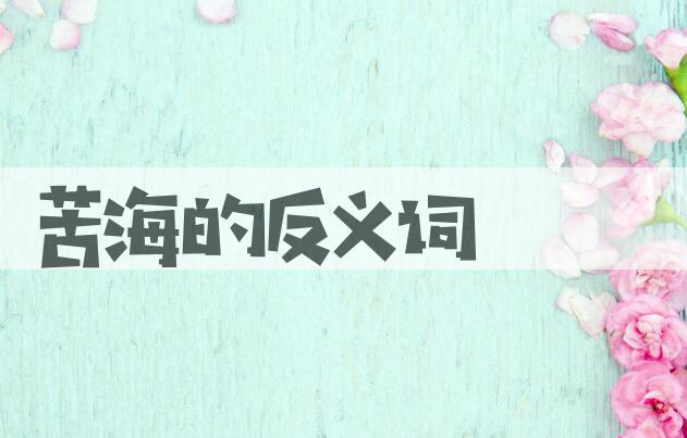 用苦海造句