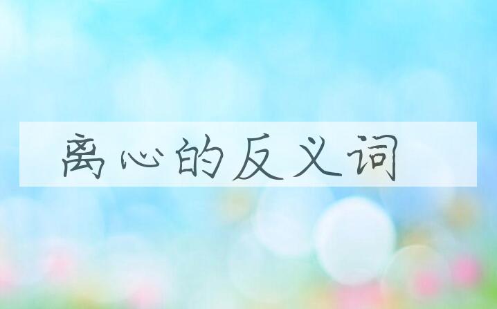 用离心造句