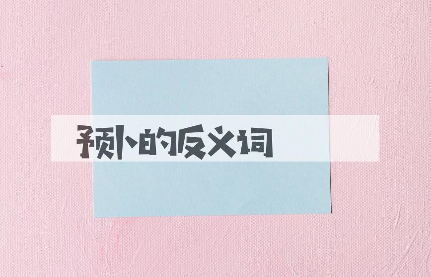 用预卜造句