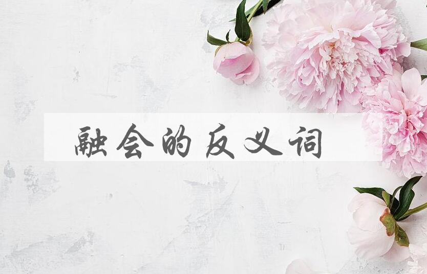 用融会造句