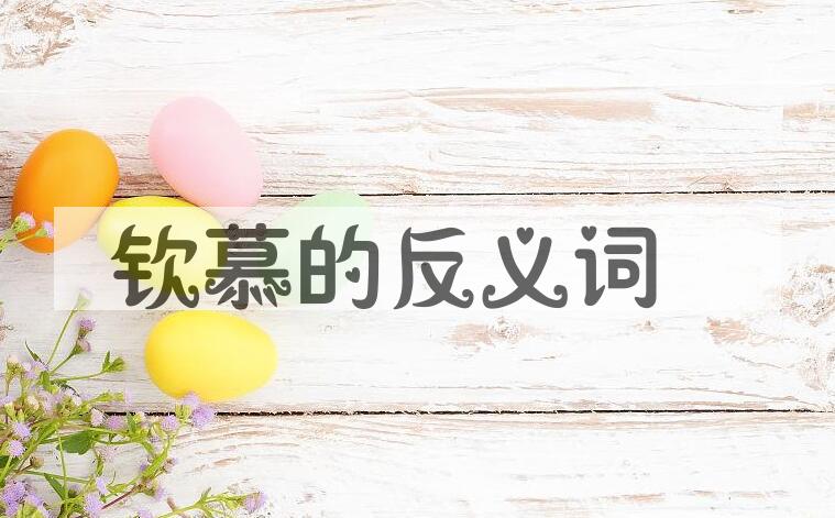 用钦慕造句