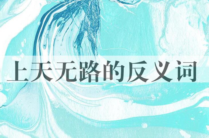用上天无路造句