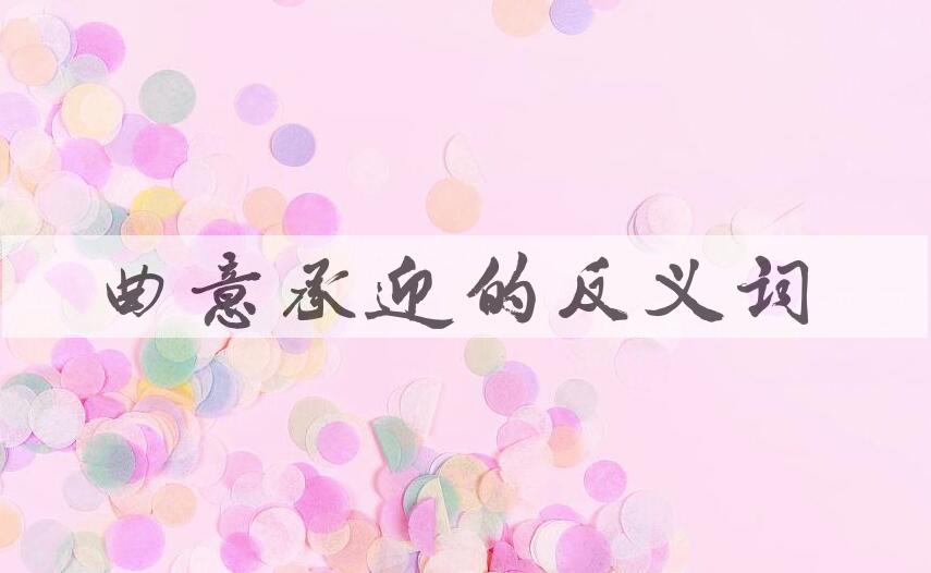 用曲意承迎造句