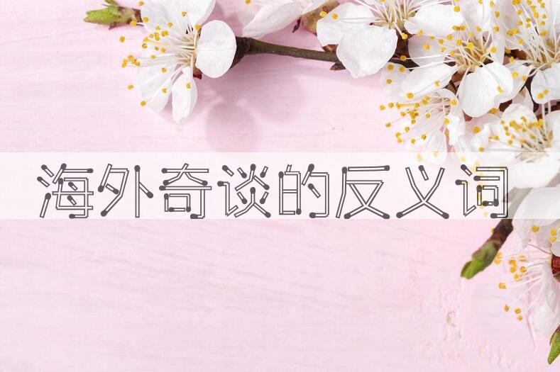 用海外奇谈造句