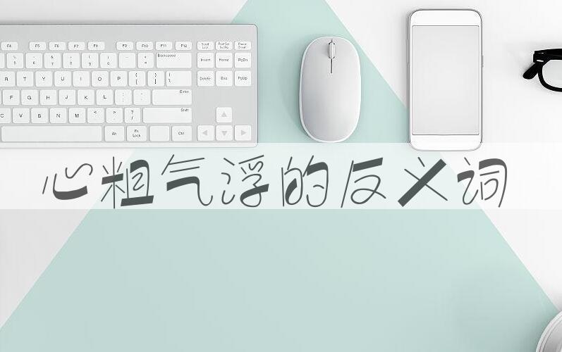 用心粗气浮造句