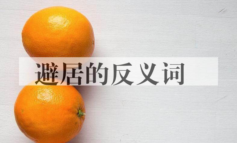 用避居造句