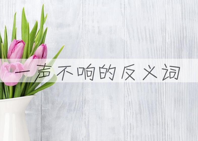 用一声不响造句