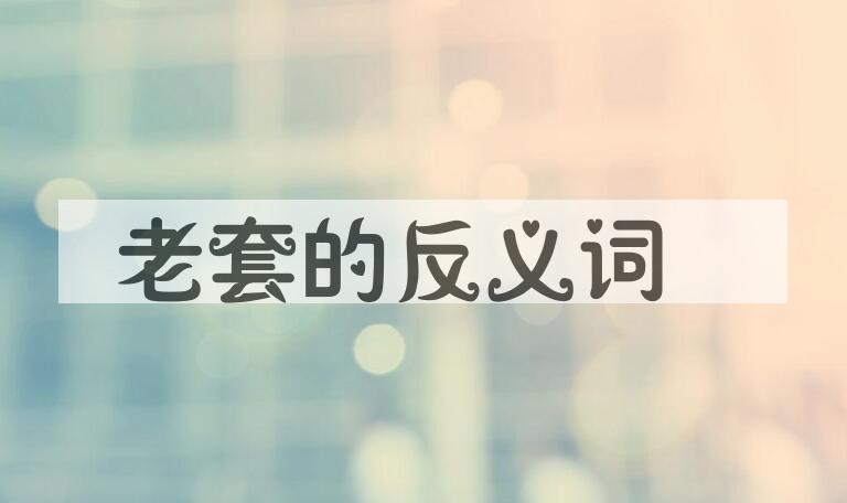 用老套造句