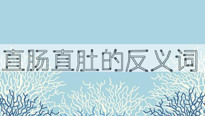 用直肠直肚造句