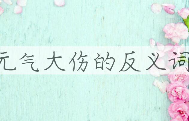 用元气大伤造句