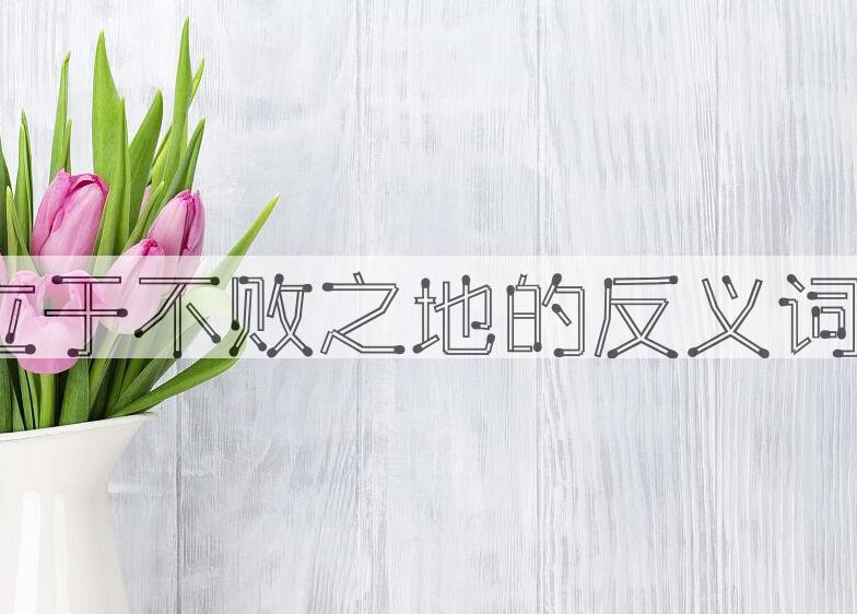 用立于不败之地造句