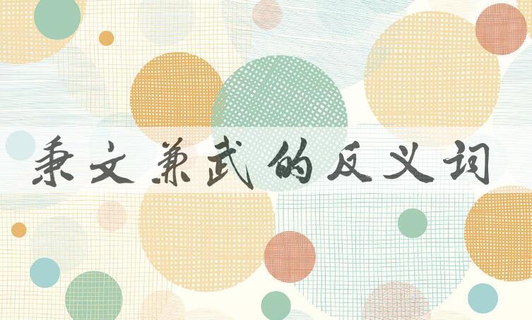 用秉文兼武造句