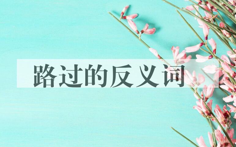 用路过造句