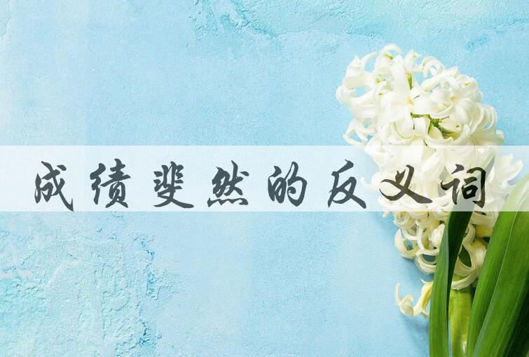 用成绩斐然造句