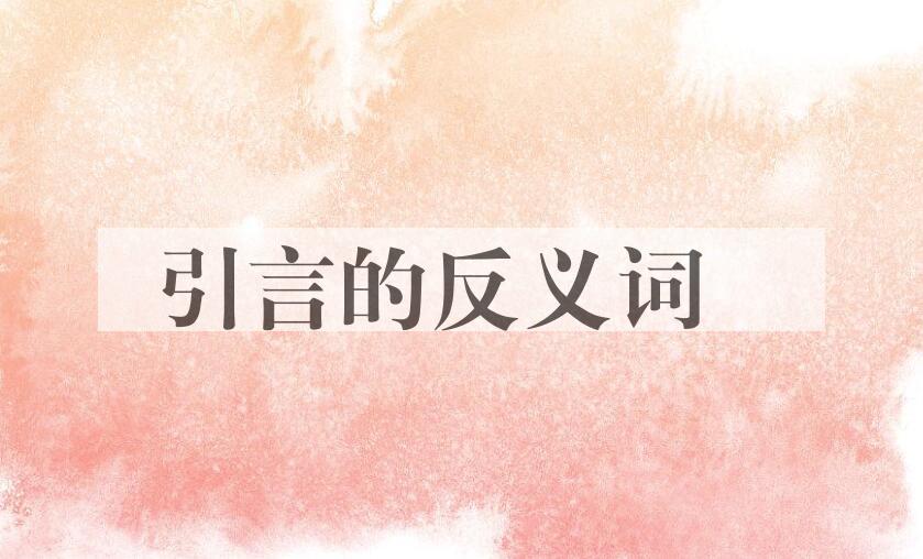 用引言造句