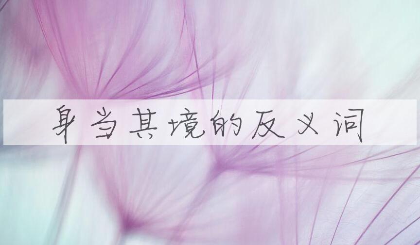 用身当其境造句