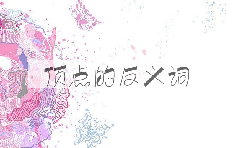 用顶点造句