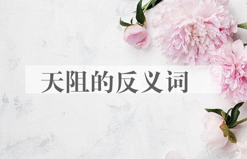 用天阻造句