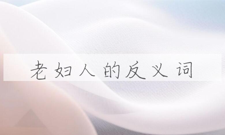 用老妇人造句