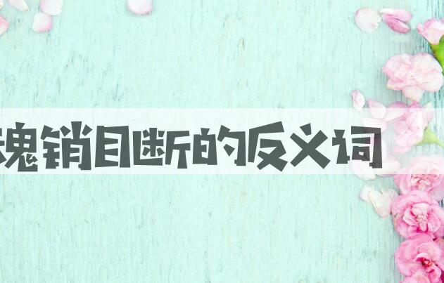 用魂销目断造句
