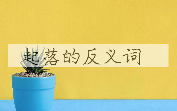 用起落造句