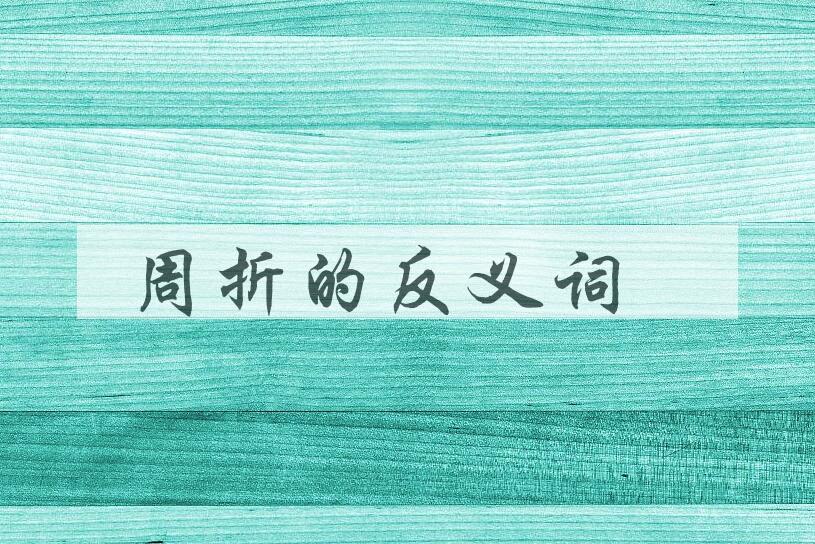 用周折造句