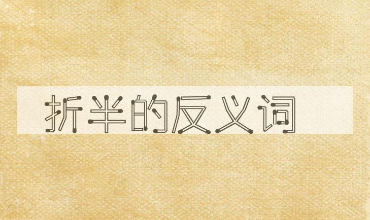用折半造句