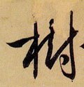 树字的其他书法字体